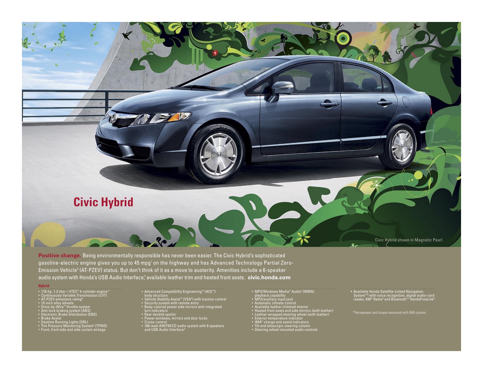 2009 Honda Brochure Page 17
